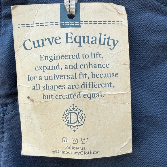 Democracy "Ab" technology Freedom Ankle Length Jeans Size 6 - Picture 3 of 14